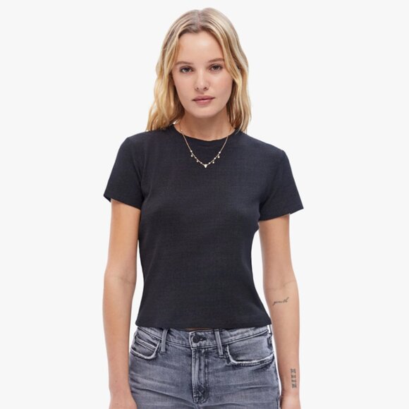 Abercrombie & Fitch Tops - Abercrombie & Fitch | EUC Gray Short Sleeve Ribbed Crop Top Size Medium